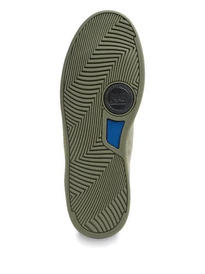P448 Perforated Sneakers In Green
