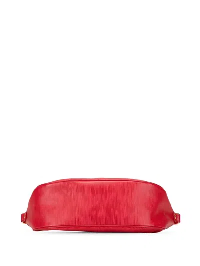 Pre-owned Louis Vuitton 2003 Epi Dhanura Pm Satchel In Red