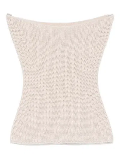 Iris Von Arnim Alfreda Ribbed-knit Neck Warmer In Brown