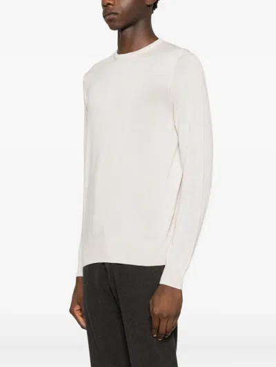 Bruno Manetti Fine-knit Jumper In Neutral