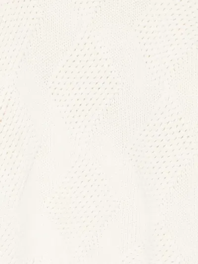 Bruno Manetti Open-work Sweater In Neutral