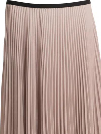 Semper Grey Polyester Skirt In Pink