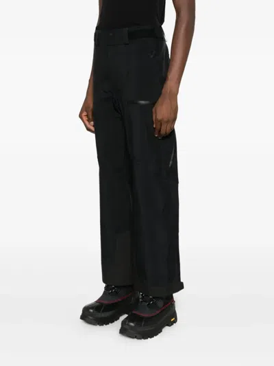 Goldwin Zip-detail Waterproof Ski Trousers In Black