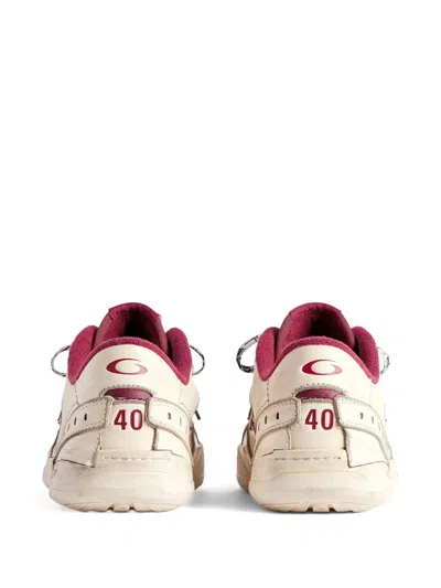 Balenciaga Hamptons Medium Worn-out Sneaker In White In Neutral