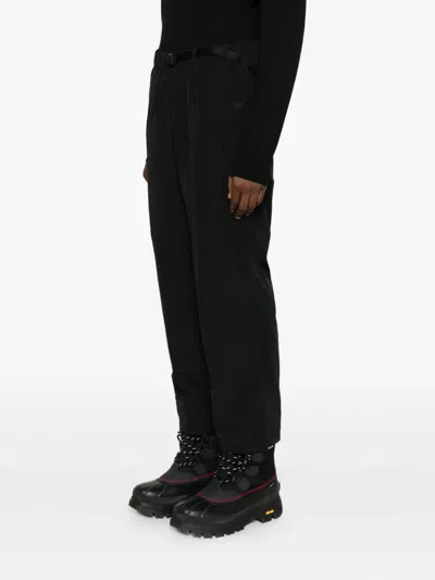 Goldwin Belted Straight-leg Trousers In Black