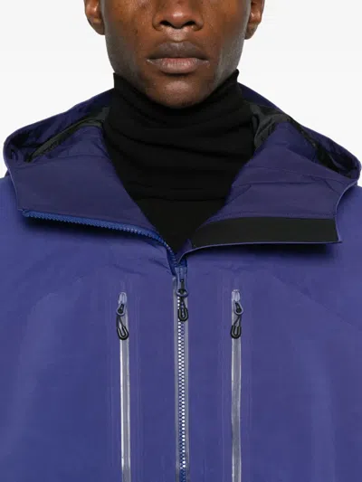 Goldwin Zip-up Waterproof Ski Jacket In Blue