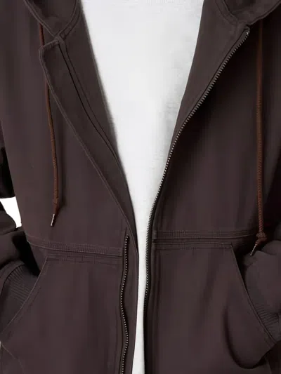 Gramicci Hooded Zip Jacket In Brown
