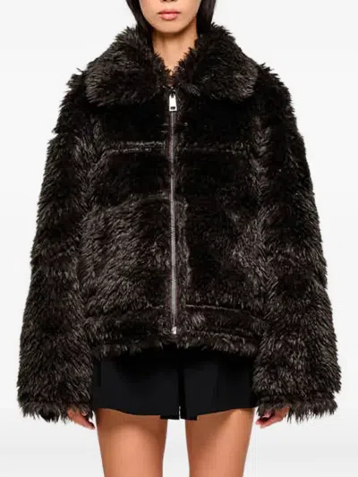 Oof Wear Reversible Zip-fastening Jacket In Brown