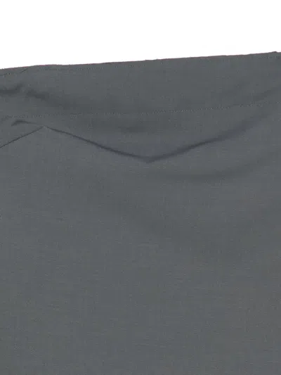 露肩中长连衣裙