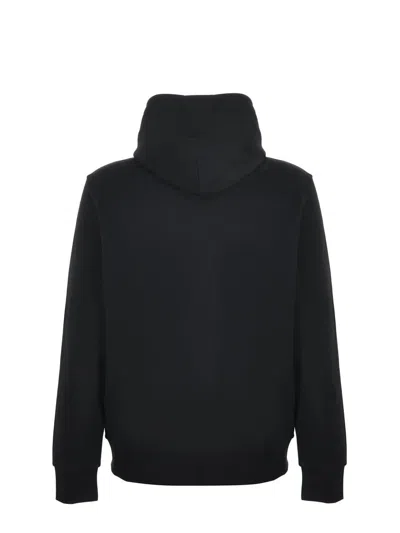 Polo Ralph Lauren Hooded Sweatshirt With Embroidered Pony In Black