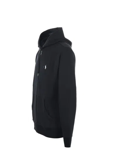Polo Ralph Lauren Pony Hoodie In Black