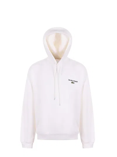 Lacoste Men's Multi Print Fleece Hoodie In Neutral