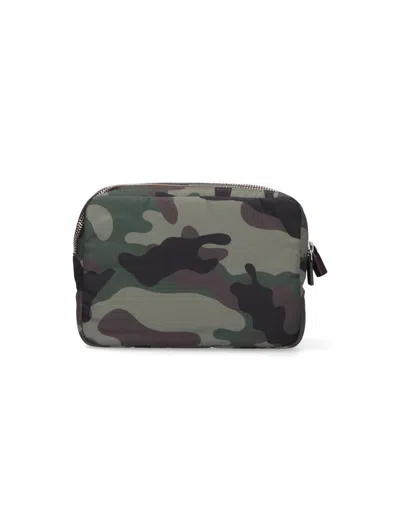 Anya Hindmarch Camouflage Pouch In Green