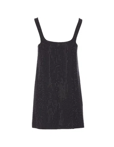 Pinko Black Aroa Dress In Black