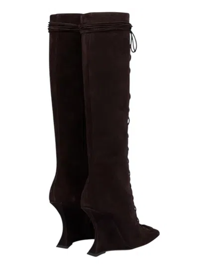 Paris Texas Nina 105 Lace-up Boot In Brown