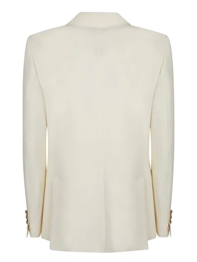 Dsquared2 Long-sleeved Suit Jacket In White