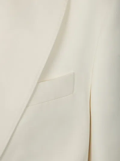 Dsquared2 Long-sleeved Suit Jacket In White
