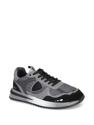 Philippe Model Casual Sneakers With Rubber Sole And Mesh In Black