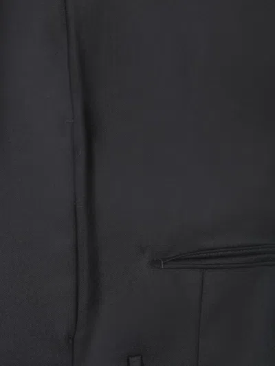 Tagliatore Double Breasted Tailored Jacket In Black