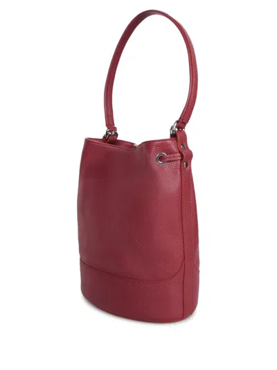 Zanellato Drawstring Top Handle Shoulder Bag In Red