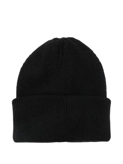 Y-3 Classic Beanie With A Stitched Label At The Front In Black