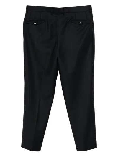 Dell'oglio Pleat-detail Tailored Trousers In Black