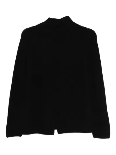 Bruno Manetti High-neck Sweater In Black