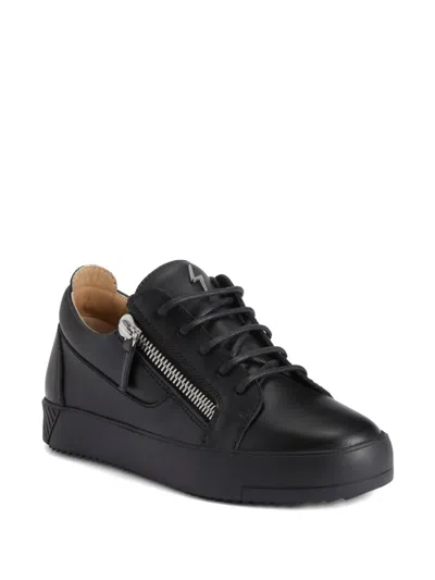 Giuseppe Zanotti Gail Zip-lace Sneakers In Black