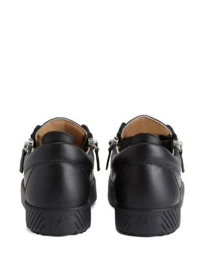 Giuseppe Zanotti Gail Zip-lace Sneakers In Black