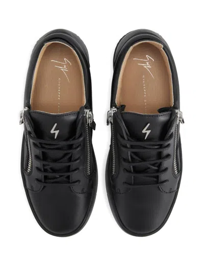Giuseppe Zanotti Gail Zip-lace Sneakers In Black