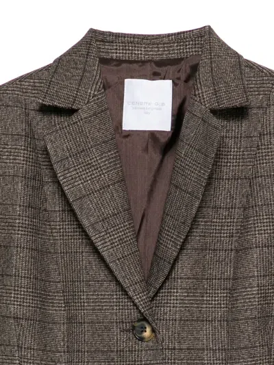 Cenere Gb Single-breasted Three-button Jacket In Gray
