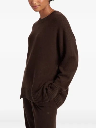 Chinti & Parker Pure Cashmere Crew Neck Sweater In Brown