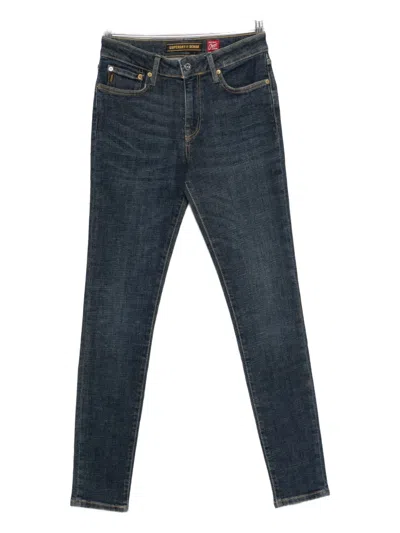 Superdry Straight-leg Jeans In Blue
