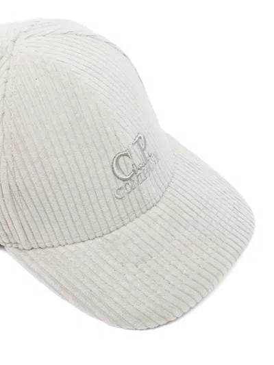 C.p. Company Cp Company Accessories Baseball Cap In Corduroy 350 In Gray