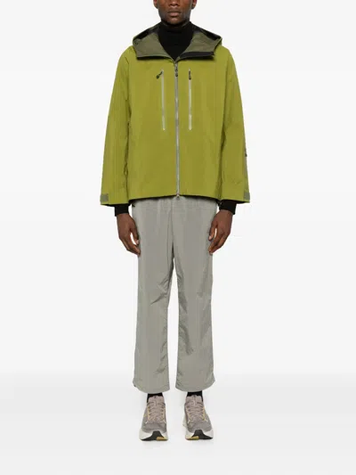 Goldwin Waterproof Hooded Jacket In Green