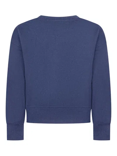 Polo Ralph Lauren Polo Bear-print Sweatshirt In Blue