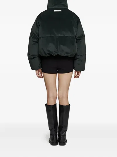 Oof Wear High-neck Puffer Jacket In Green