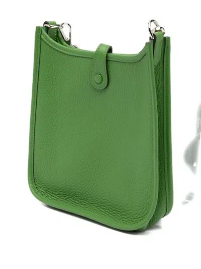 Pre-owned Hermes Evelyne Tpm Phw Mini Bag In Green