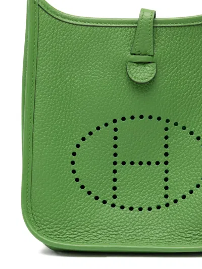 Pre-owned Hermes Evelyne Tpm Phw Mini Bag In Green