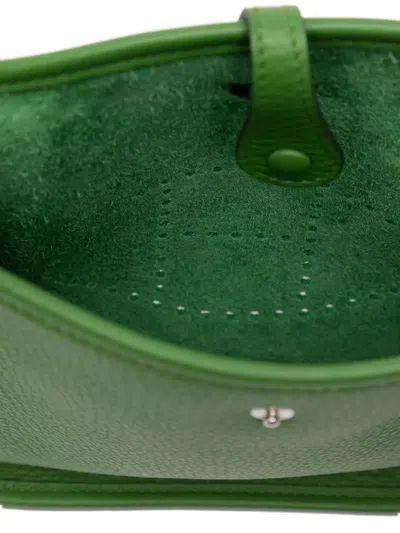 Pre-owned Hermes Evelyne Tpm Phw Mini Bag In Green