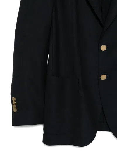Bagnoli Sartoria Napoli Madrid Single-breasted Blazer In Black