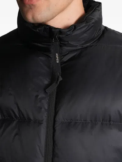 Aspesi Noguchi Puffer In Black Polyester In Black