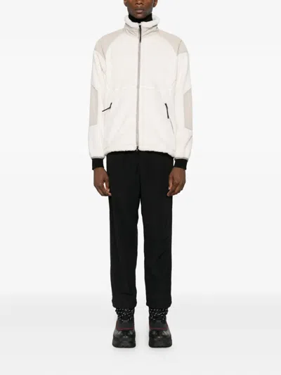 Goldwin Polartech Fleece-texture Jacket In Neutral