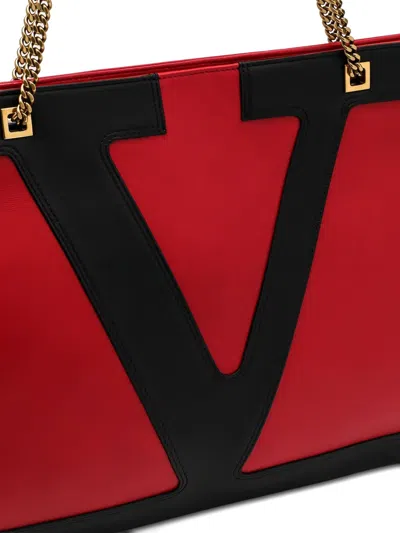 Valentino Women's Medium Viva Superstar Bag Red/black | 7w2b0r13ptj Color Akv In Red