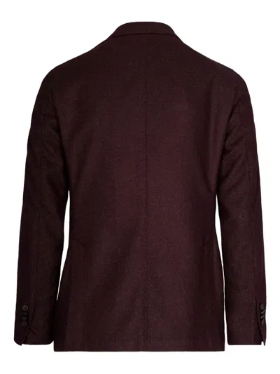 L.b.m 1911 Flap-pocket Blazer In Burgundy