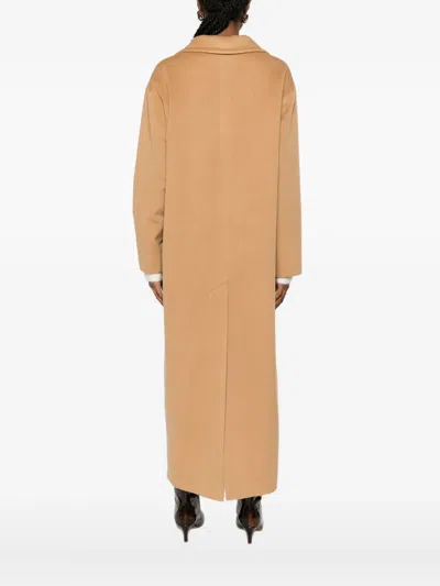 Tagliatore Flap-pocket Button-fastening Coat In Brown