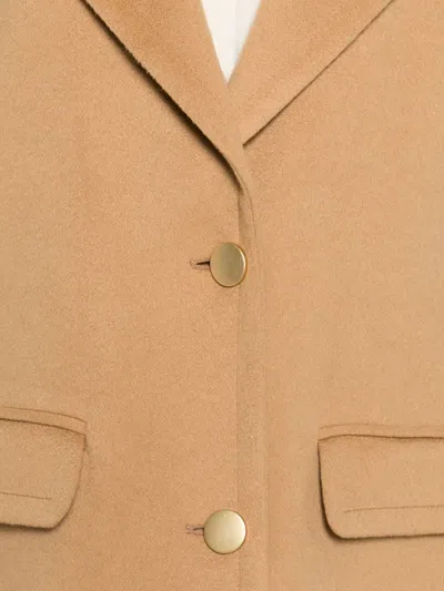 Tagliatore Flap-pocket Button-fastening Coat In Brown