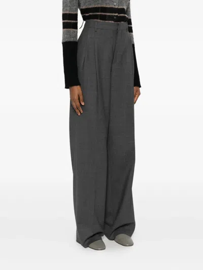 Tagliatore Pleated Pants In Gray