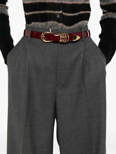 Tagliatore Pleated Pants In Gray