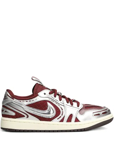 Nike Air Jordan 1 Low Method Of Make Sneakers In Burgundy